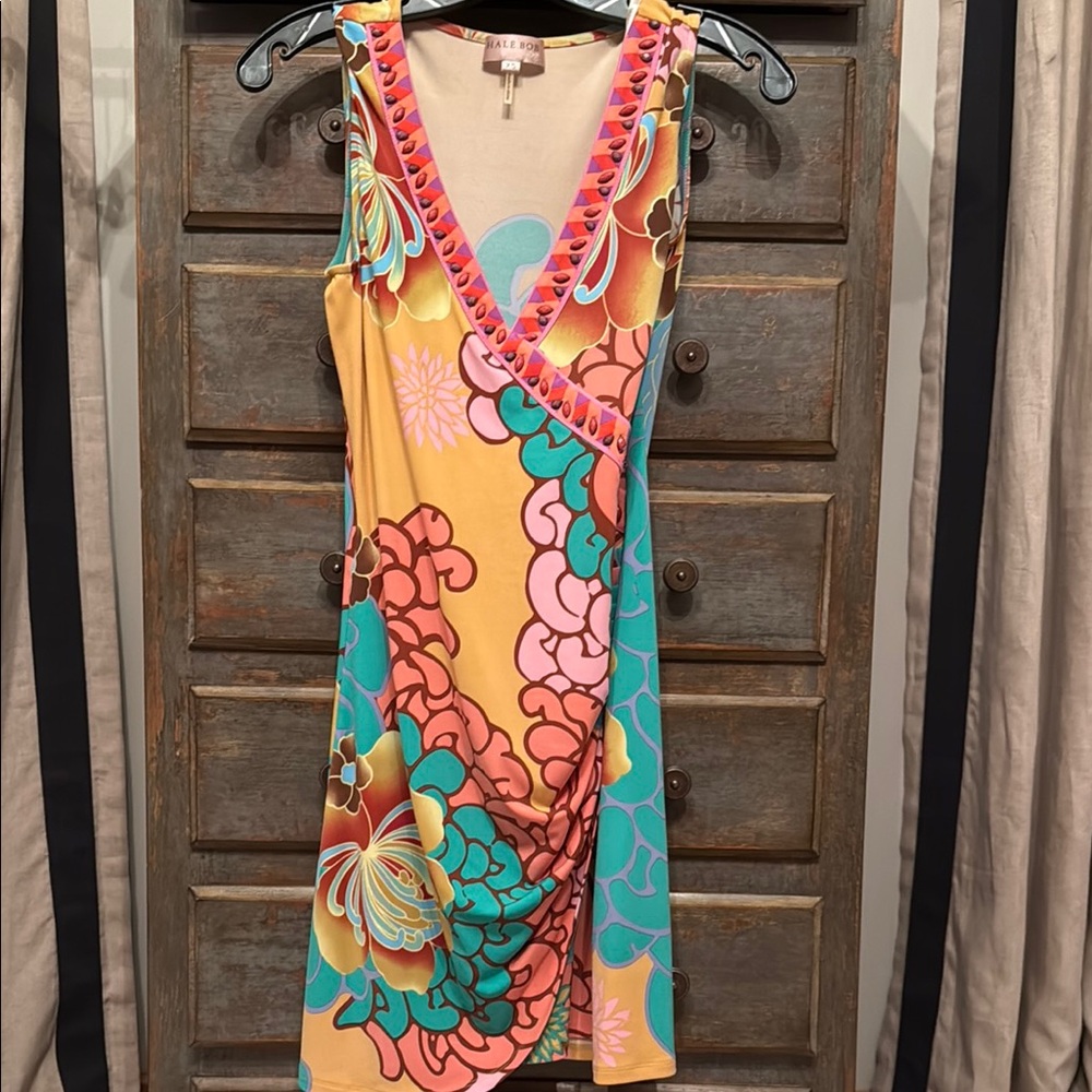 Colorful Floral Hale Bob Dress